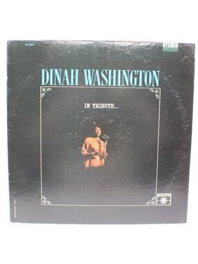Dinah Washington In Tribute 1963 Vinyl LP Roulette Records SR25244 12" 33rpm Vtg